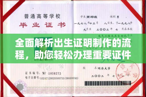 洮北全面解析出生证明制作的流程，助您轻松办理重要证件