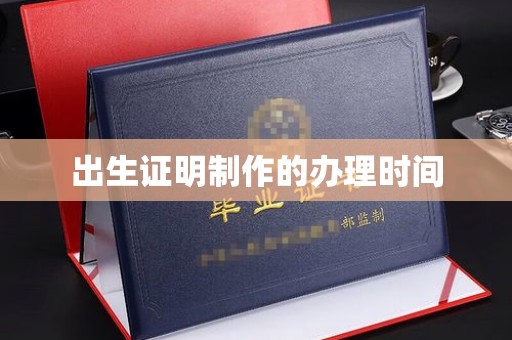 洮北出生证明制作的办理时间