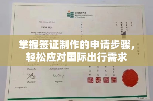 洮北掌握签证制作的申请步骤，轻松应对国际出行需求