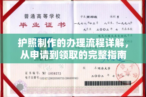 洮北护照制作的办理流程详解，从申请到领取的完整指南