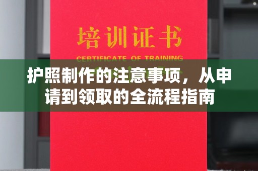 洮北护照制作的注意事项，从申请到领取的全流程指南