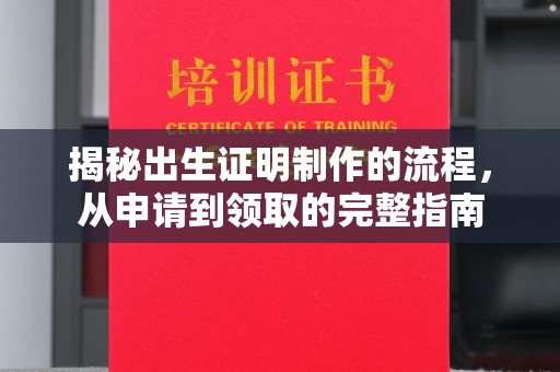 洮北揭秘出生证明制作的流程，从申请到领取的完整指南