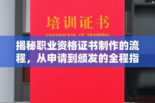 洮北揭秘职业资格证书制作的流程，从申请到颁发的全程指南
