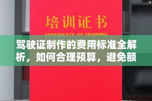 洮北驾驶证制作的费用标准全解析，如何合理预算，避免额外支出